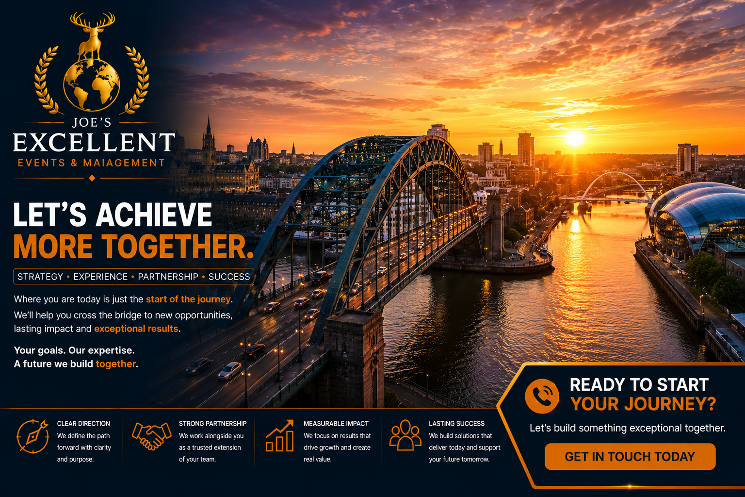 Let's achieve more together in Newcastle upon Tyne