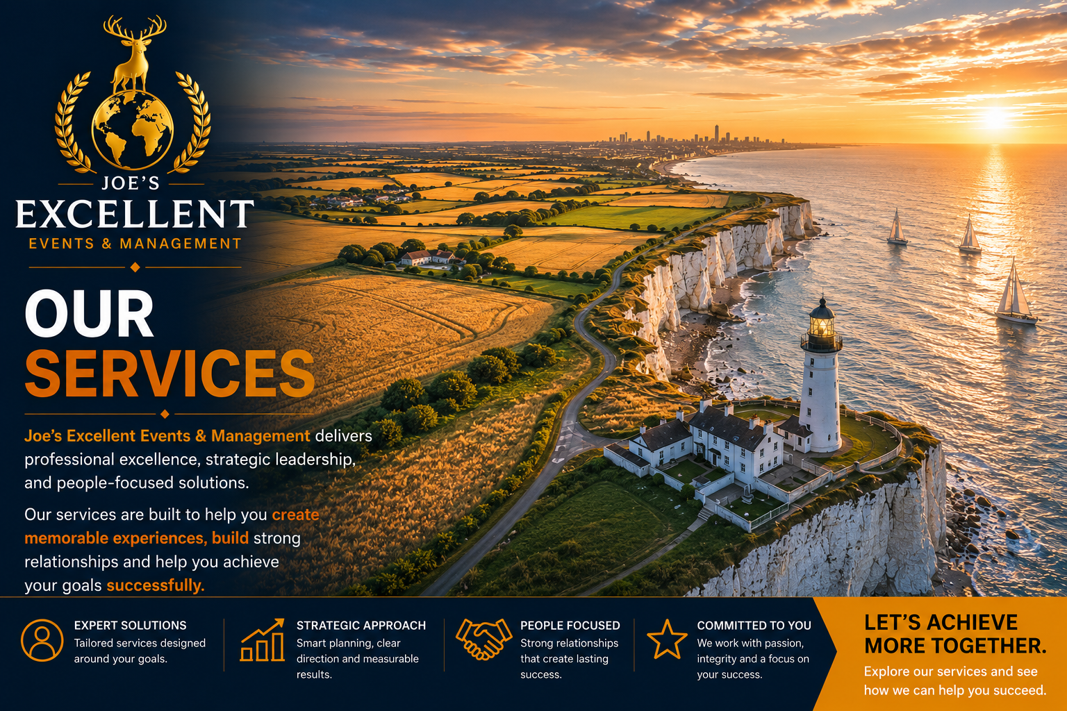 Joe's Excellent Events and Management Our Services